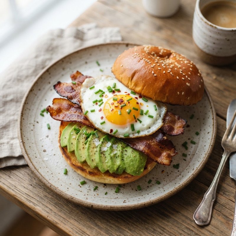 Avocado & Bacon Burger