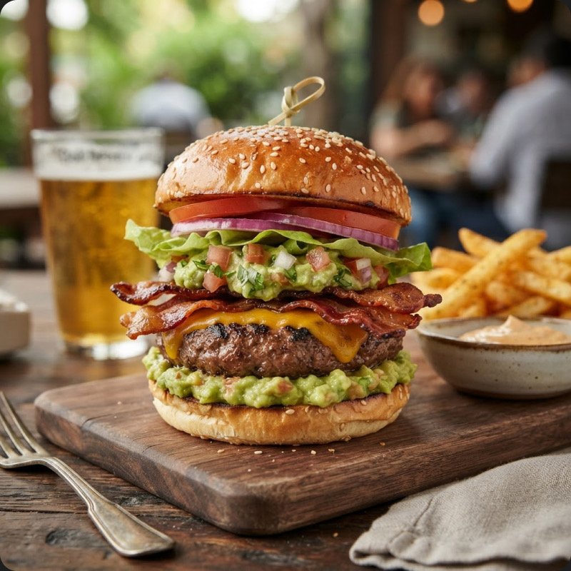 Bacon & Guacamole Burger