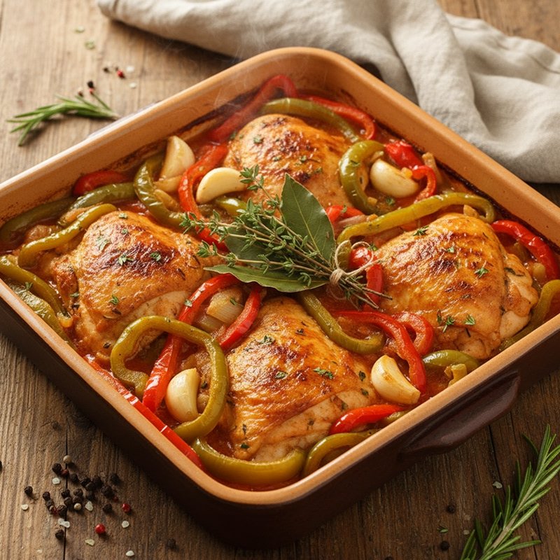Basquaise chicken