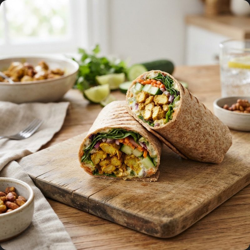 Curry Chicken Wrap