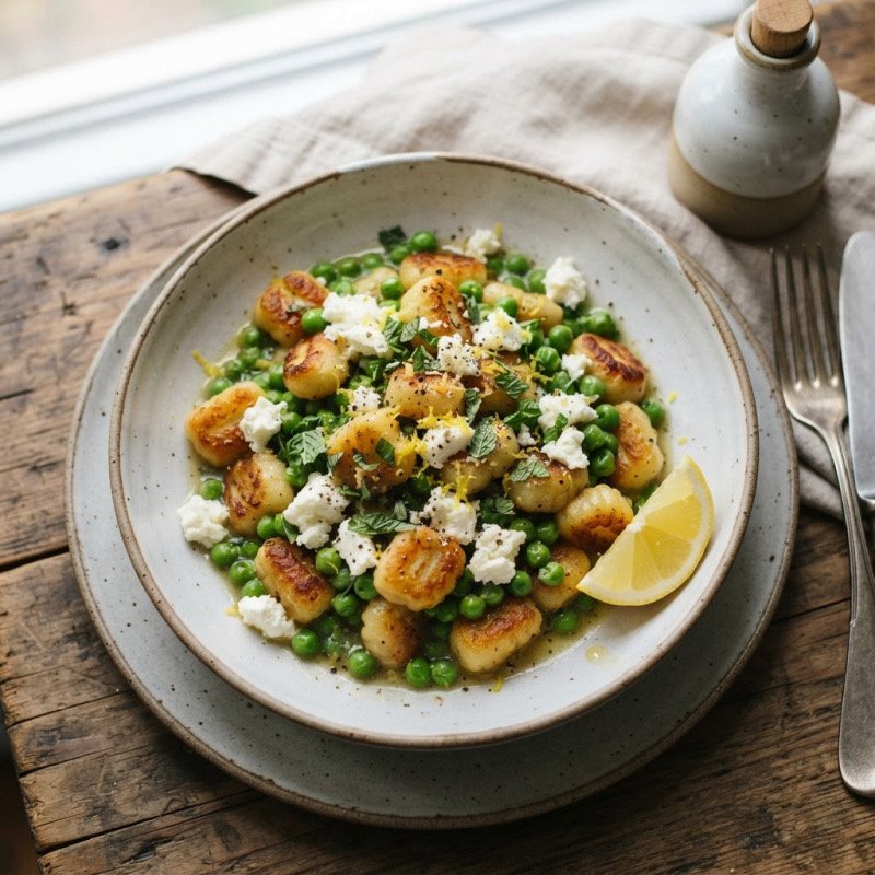Gnocchi & Pea Skillet