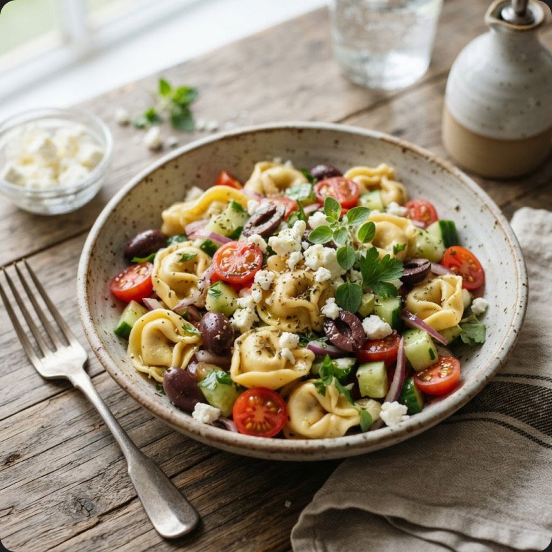 Greek Tortellini Salad