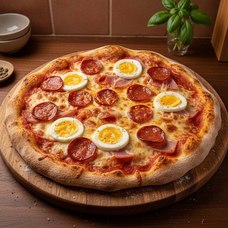 Homemade pizza