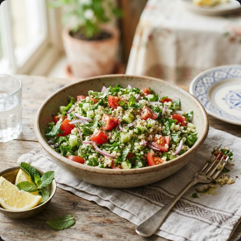 Homemade Tabbouleh