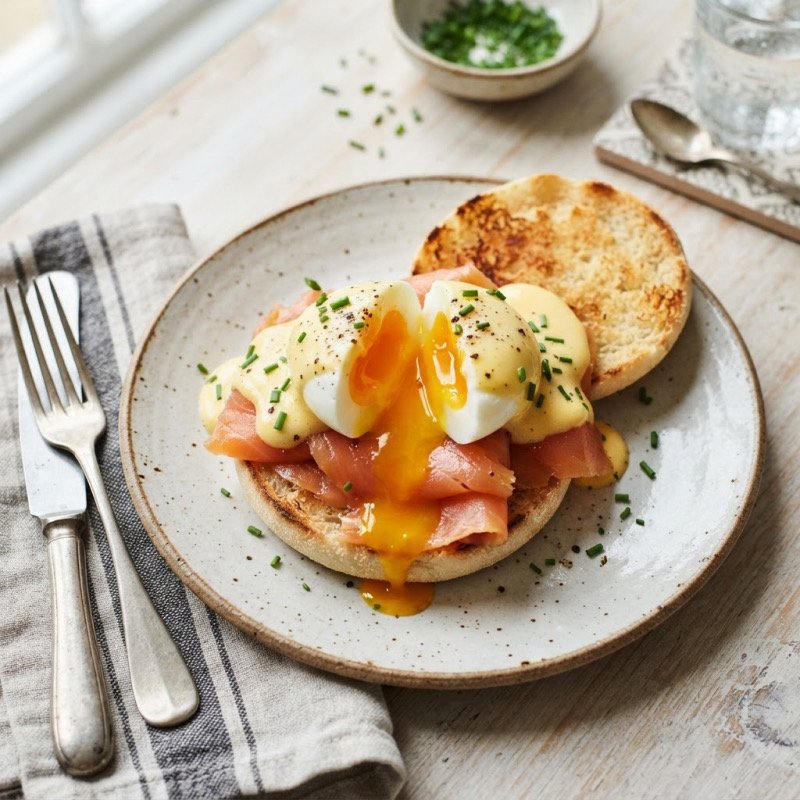 Smoked Salmon Eggs Benedict