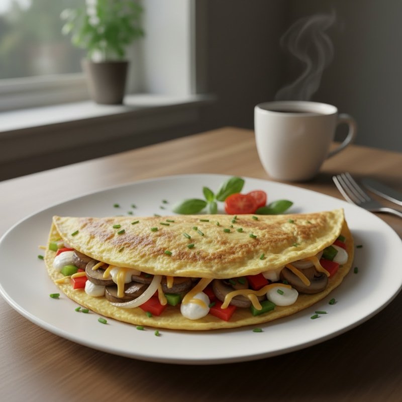 Veggie omelette