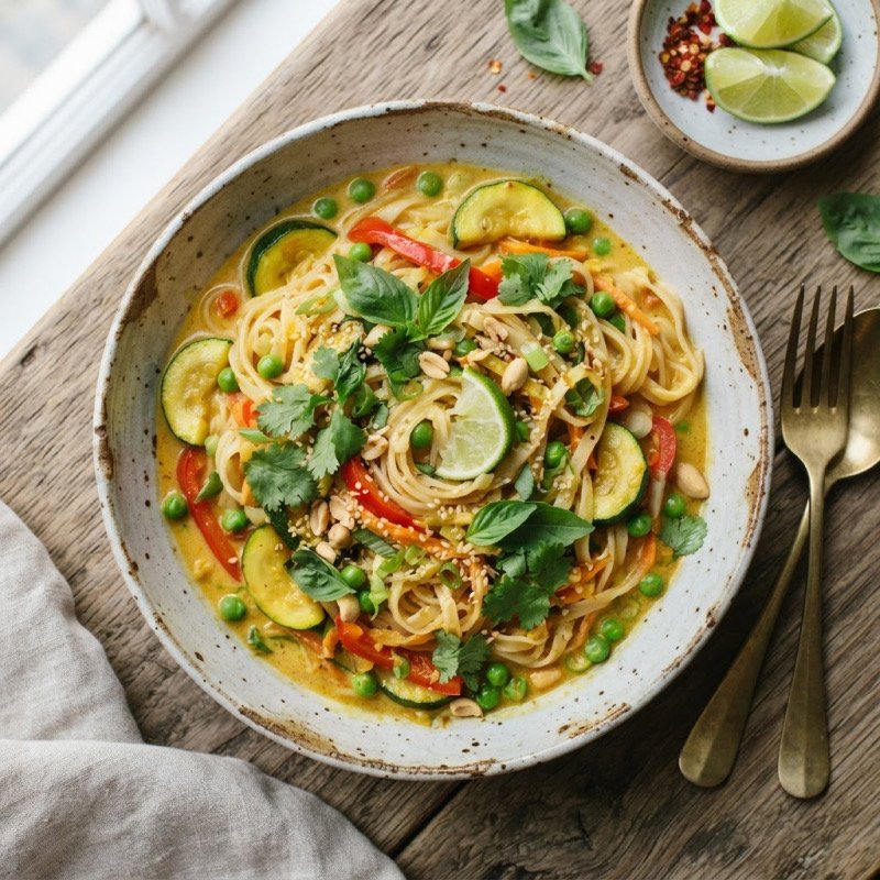 Zucchini & Pea Curry
